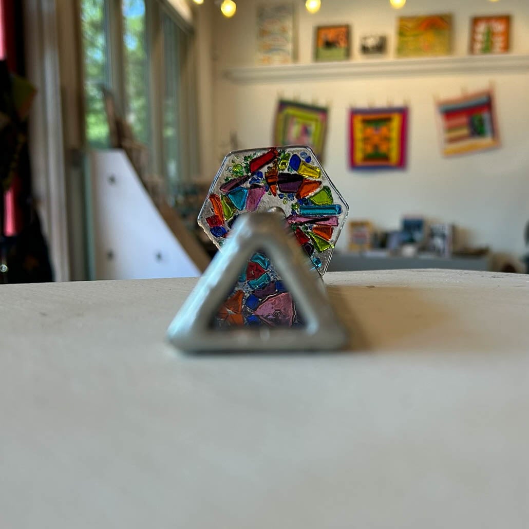 Stained Glass Kaleidoscope by Lawrence and Audrey Goldsmith