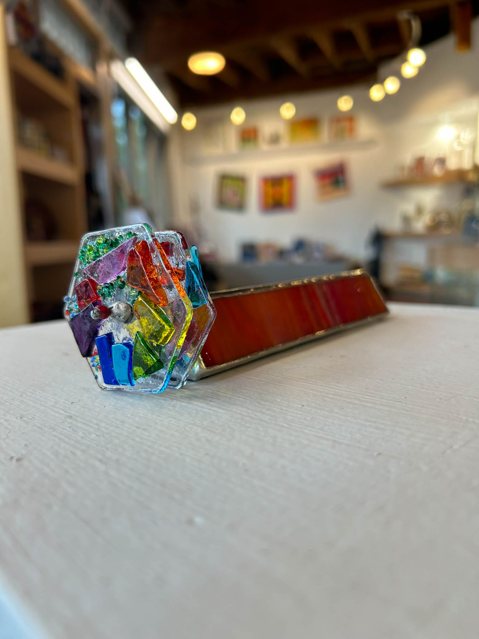 Stained Glass Kaleidoscope by Lawrence and Audrey Goldsmith